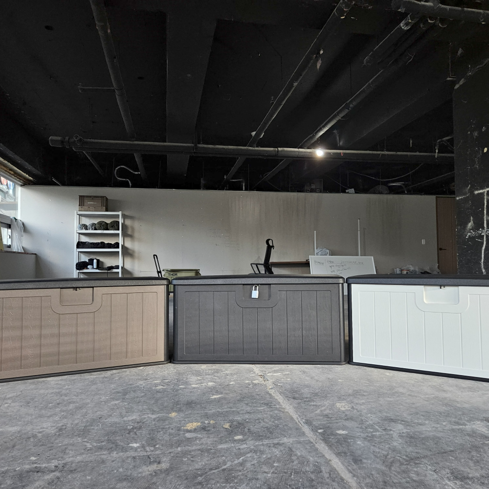 탄탄집 야외 데크박스 대용량 방수 수납함 택배 보관함 (블랙/화이트/브라운)