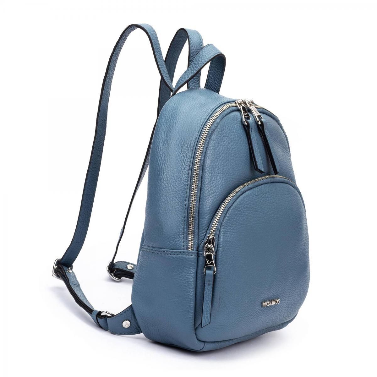 피콜리노스 미니멀 블루 캐주얼 베이직 백팩 DURANGO WHA-786 DENIM - 상세 이미지 2