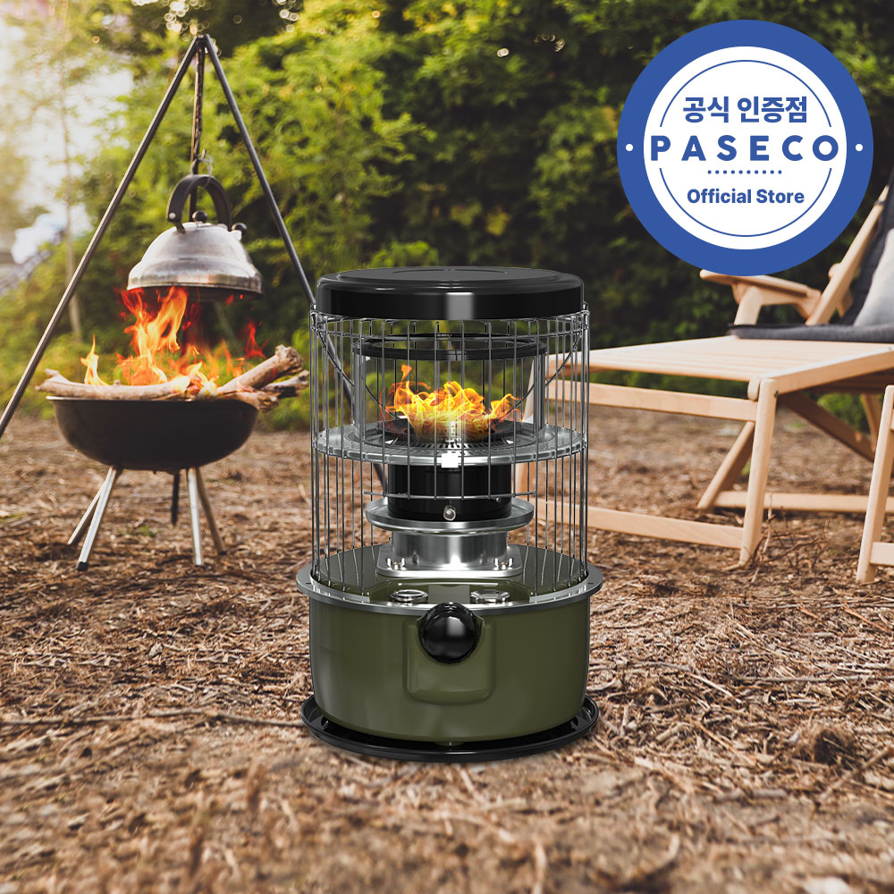 파세코 PKH-3500K 국산 심지난로 석유 등유 캠핑 기름 히터 전용가방 주유기 포함