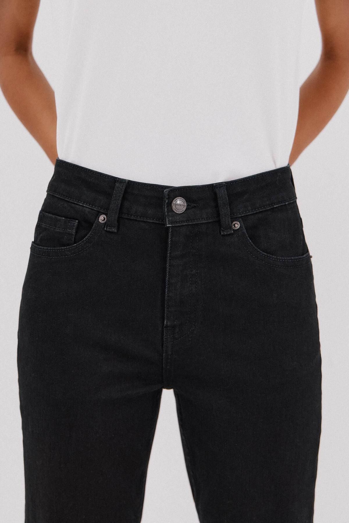 꼬르떼피엘 블랙 부츠컷 데님 컴포트핏 5포켓 진 8880965 NEGRO - 상세 이미지 4