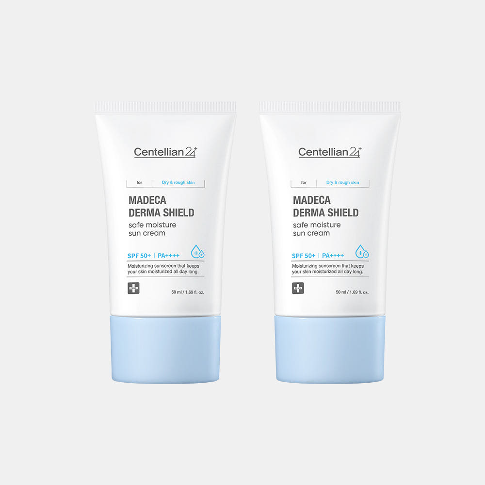 동국제약 마데카 더마 쉴드 세이프 수분 선크림 50ml x 2개 SPF50+ - 메인 이미지