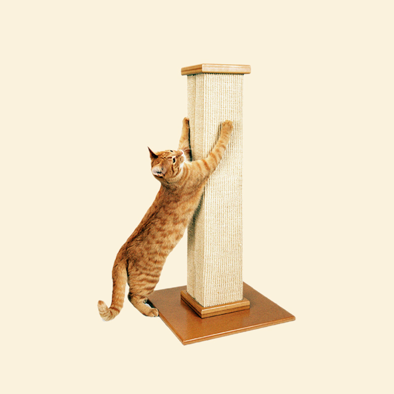 N도착보장 파이오니아 얼티메이트 수직형 고양이 스크래쳐 베이지, L(대형)