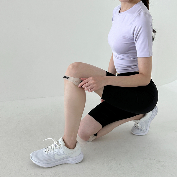한줄 무릎 보호대 어르신 여름용 십자인대 보호대 슬개건 노인 - 상세 이미지 3