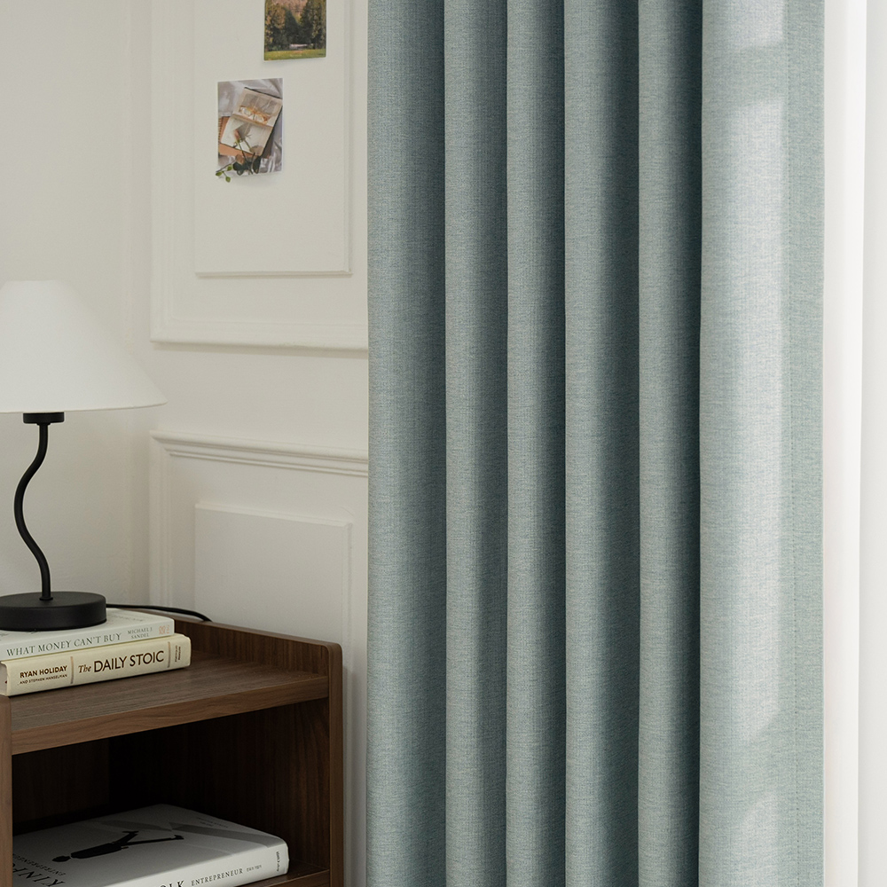 아라크네 벨로르 발수 항균 형상기억 암막커튼 파스텔 거실 핀형 150x170