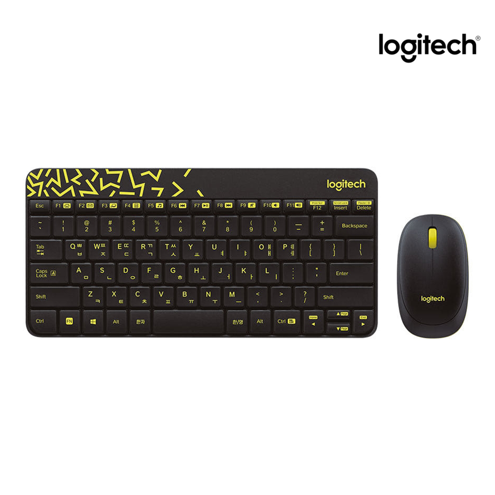 [국내정발] 로지텍 MK240 NANO 블랙 무선 키보드마우스세트