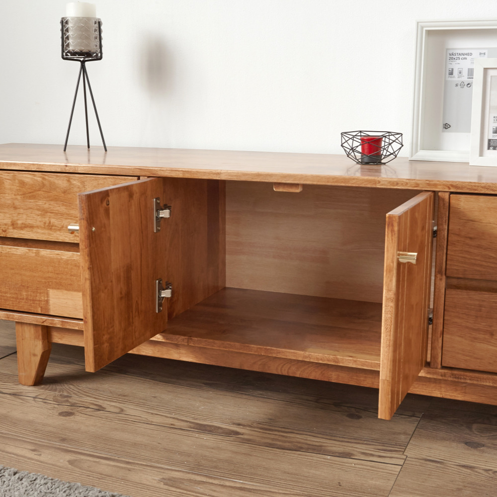 카본 1800 75인치 85인치 티비장 북유럽원목거실장 tv다이서랍장