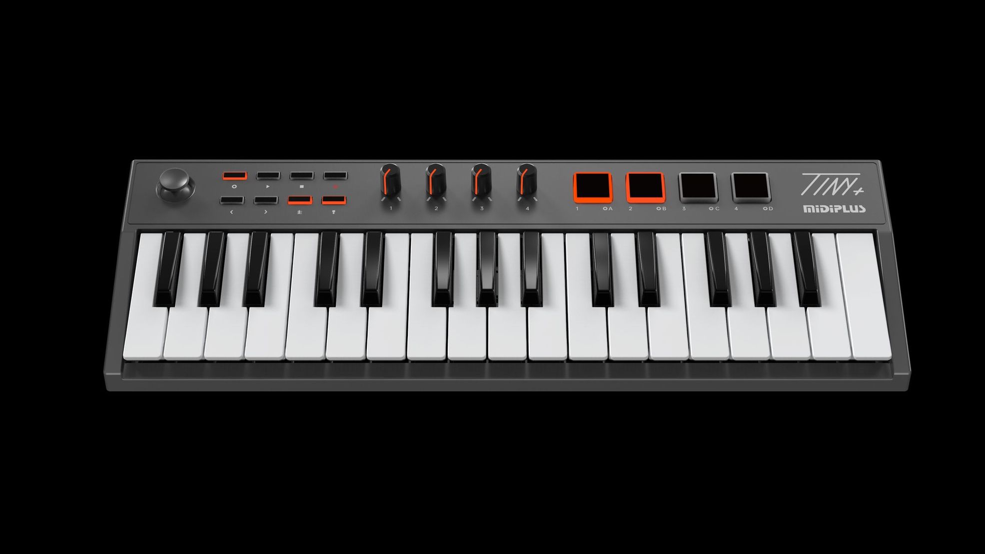 접이식 미니 키보드 패드 디지털 입문 V49 MIDIPLUS 휴대용 무선 피아노 TINY 정품음원+피아노페달포함 - 상세 이미지 4