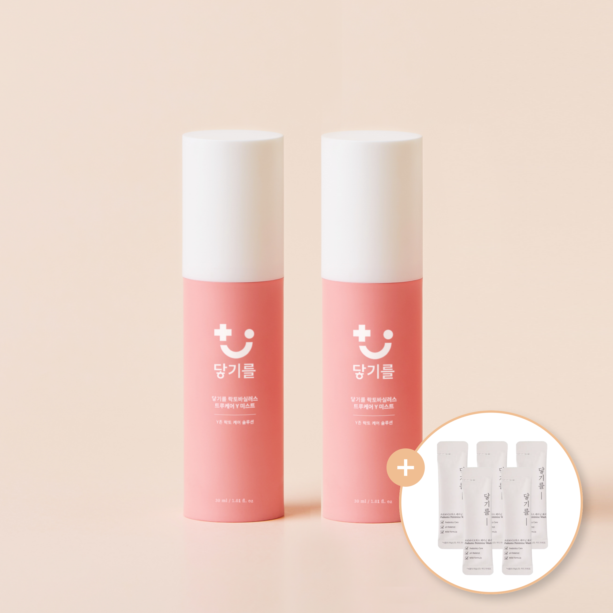 닿기를 크리스파투스 페미닌 미스트 뿌리는 유산균 Y존 케어 여성청결제 2개(60ml) - 메인 이미지