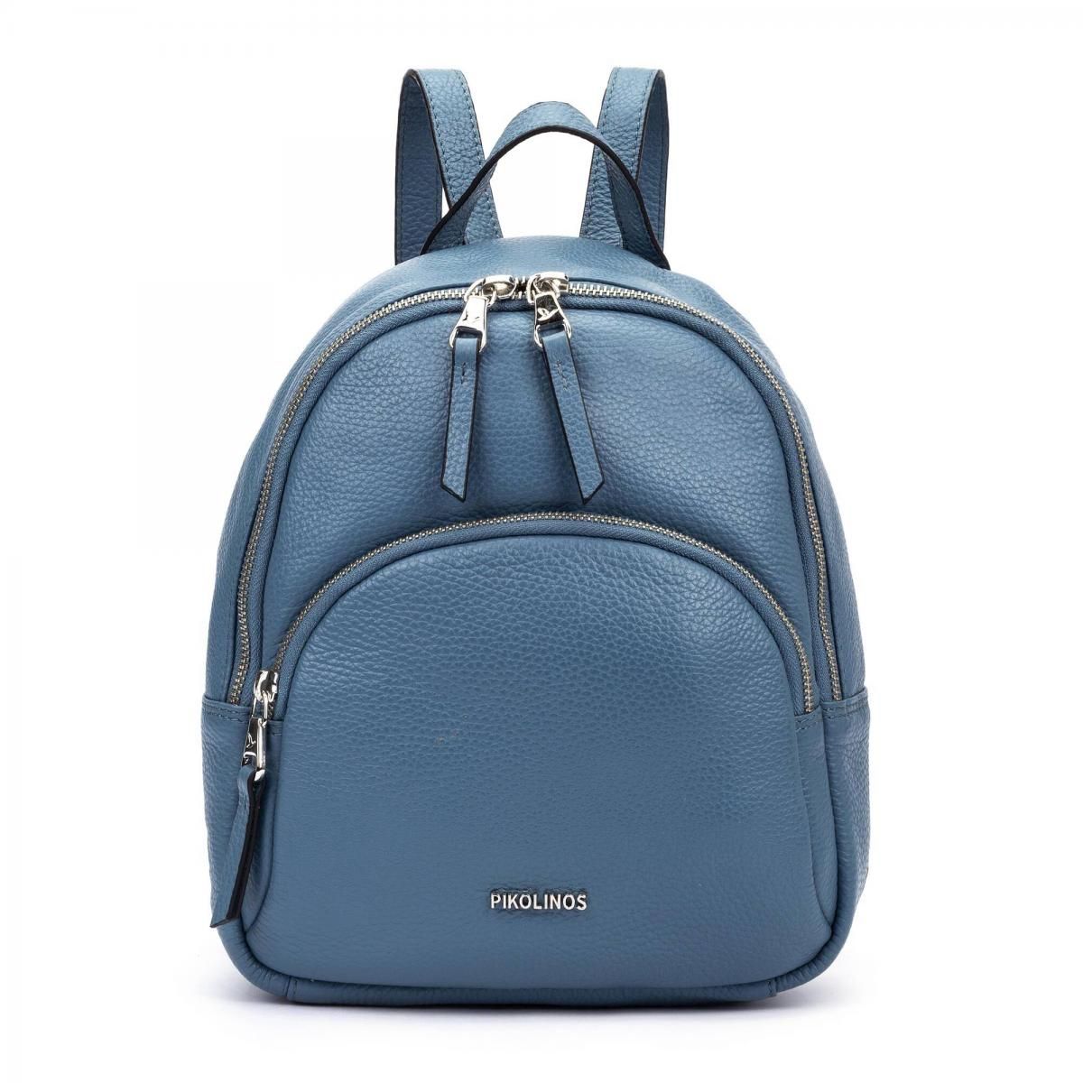 피콜리노스 미니멀 블루 캐주얼 베이직 백팩 DURANGO WHA-786 DENIM - 메인 이미지