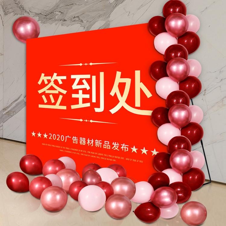 대형 현수막 거치대 카페 프레임 전시 폴대 접이식 걸이대 디스플레이 전시회 광고 - 상세 이미지 3