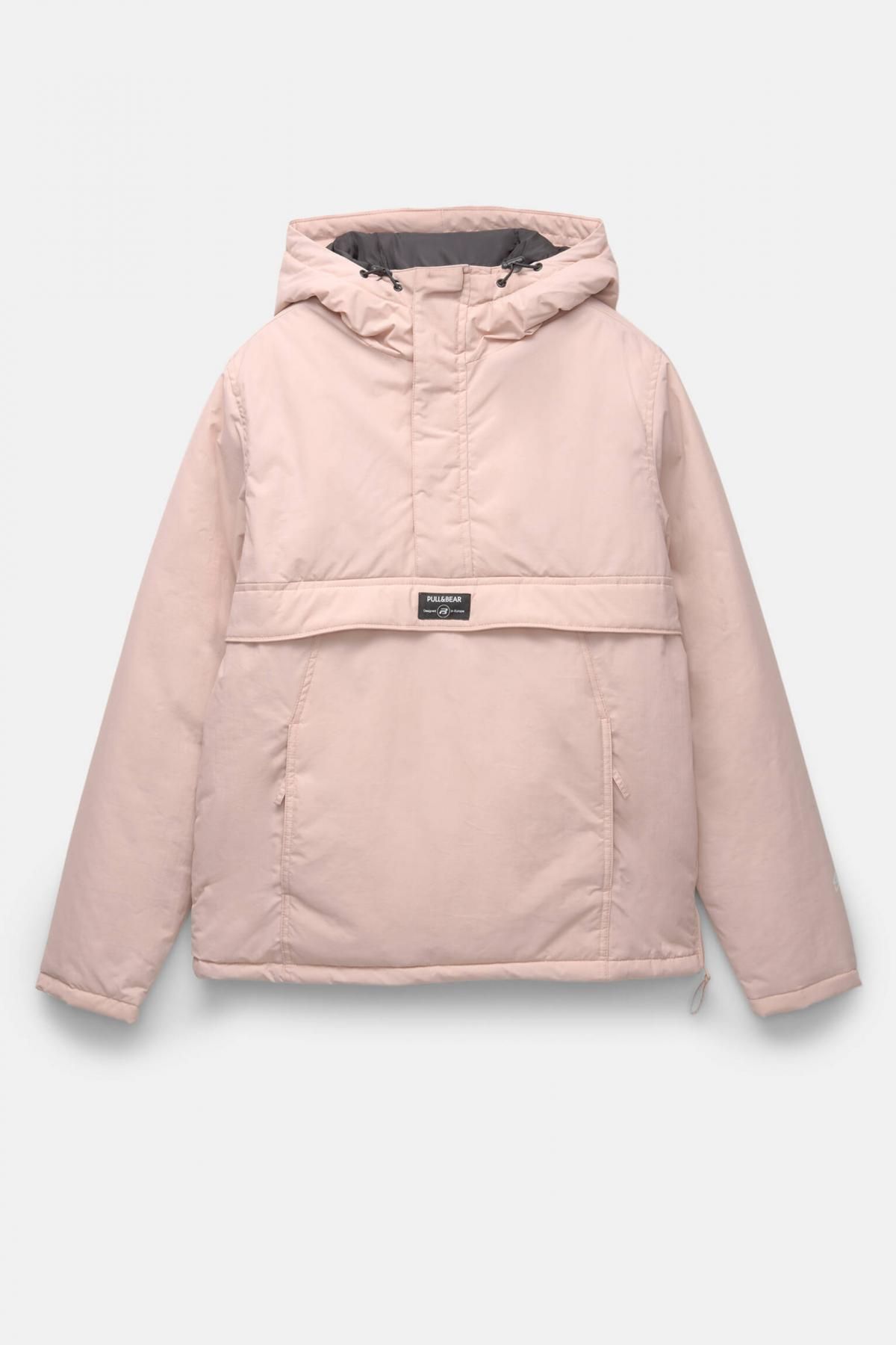 풀앤베어 베이직 페일핑크 후드 집업 아노락 재킷 7700/415 PINK - 상품 이미지