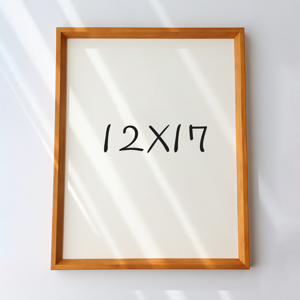 7mm삼각 원목액자 웨딩액자 아크릴 프레임 틀 제작 우드 12x17 304x431mm, 연밤 - 메인 이미지