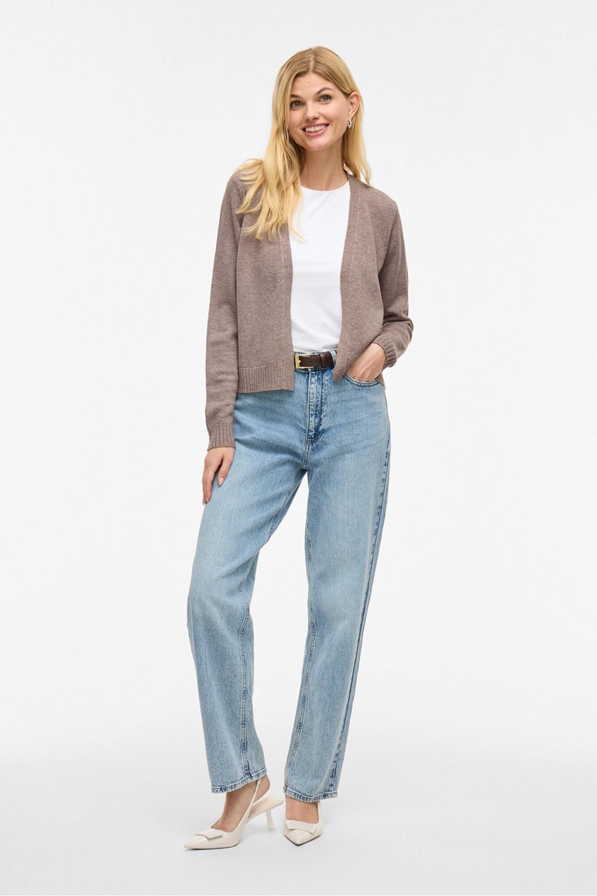 빌라 소프트 브라운 브이넥 니트 카디건 5795216 BEIGE - 상세 이미지 2