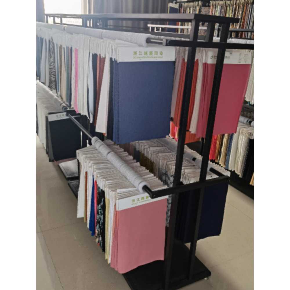 속옷 진열대 수영복 스탠드 전시대 보관 매대 회전식 2단 블랙 100x50x150cm - 상세 이미지 4