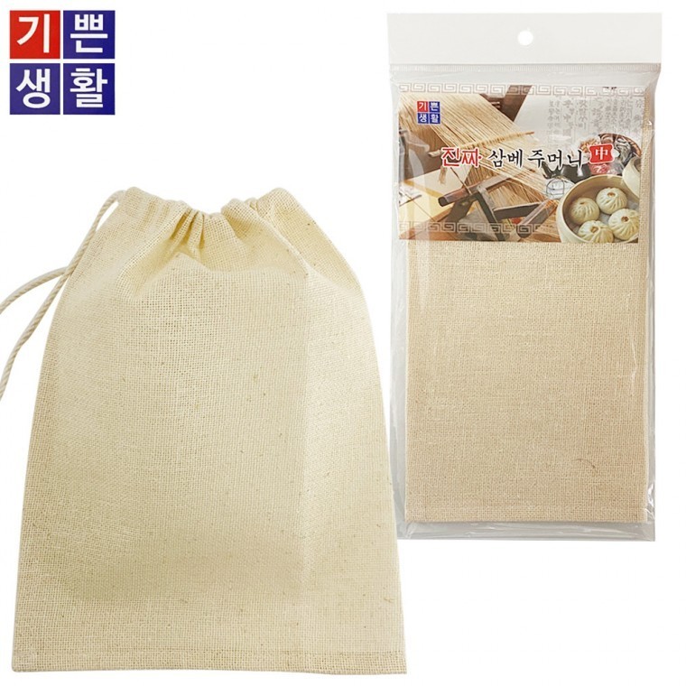 요거트제조 면주머니 삼베보자기 - 상품 이미지