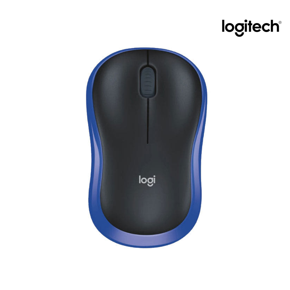 [국내정발] 로지텍 M185 블루 미니 사무용 노트북 무선 마우스