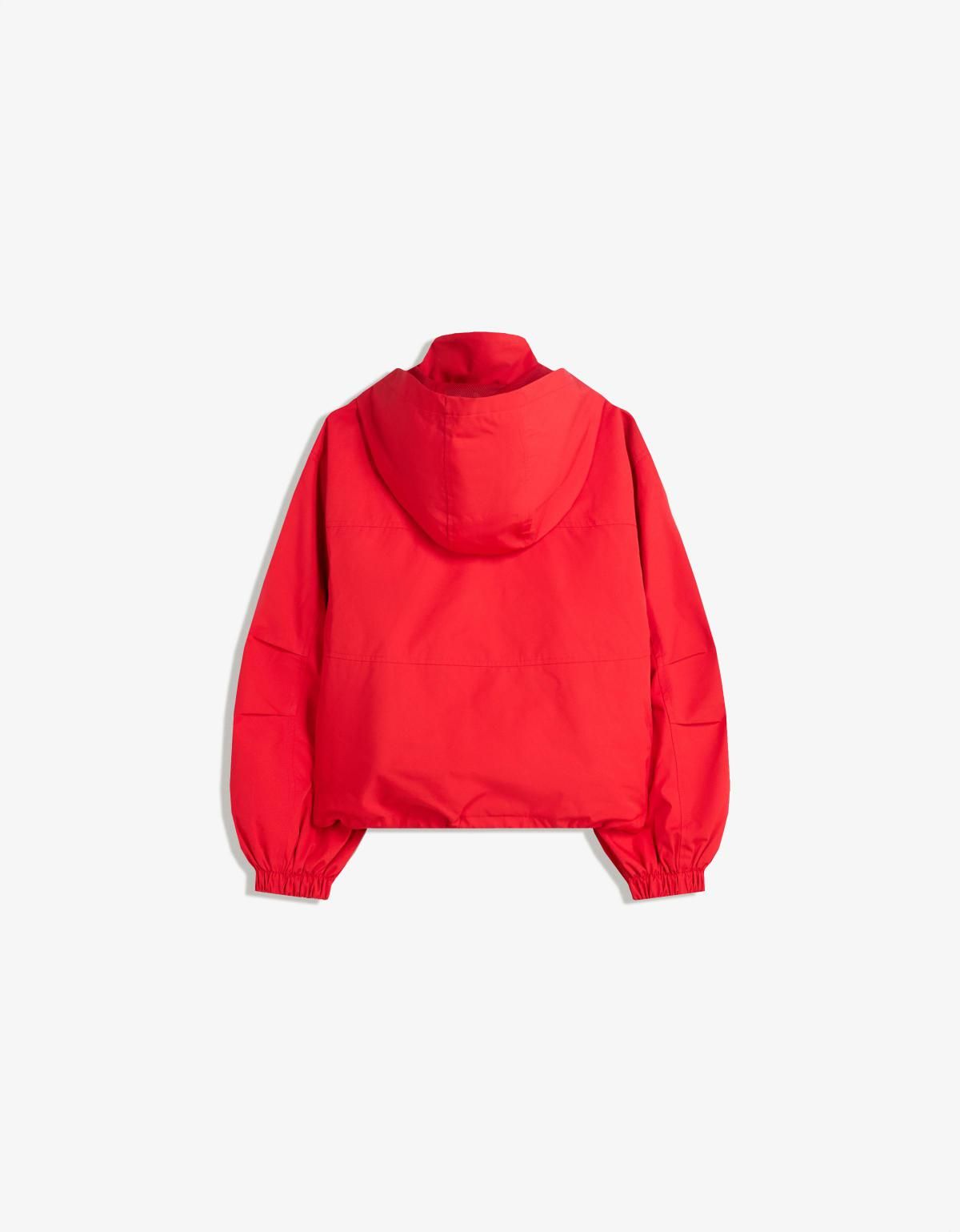 버쉬카 테크니컬 후드 레드 바람막이 재킷 6720/200 RED - 상세 이미지 5