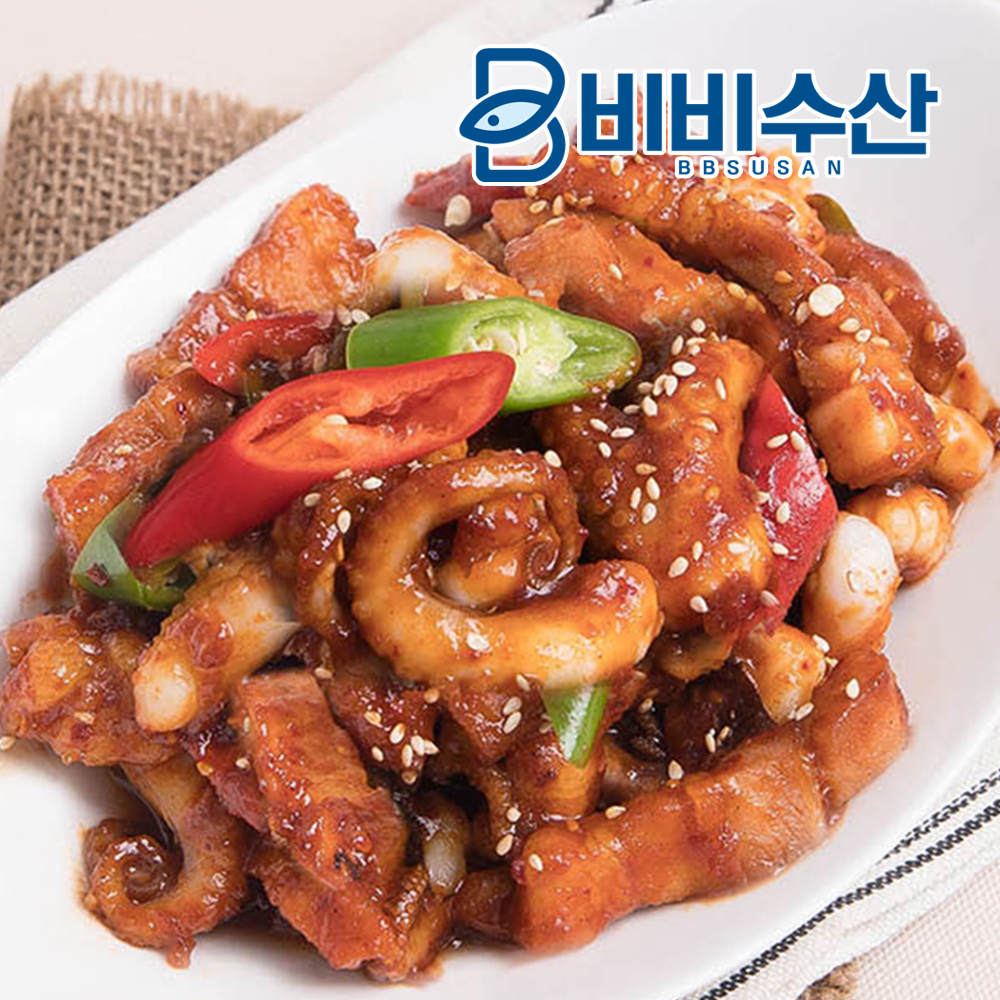 비비수산 깨끗하게 손질된 절단 낙지 500G - 상세 이미지 5
