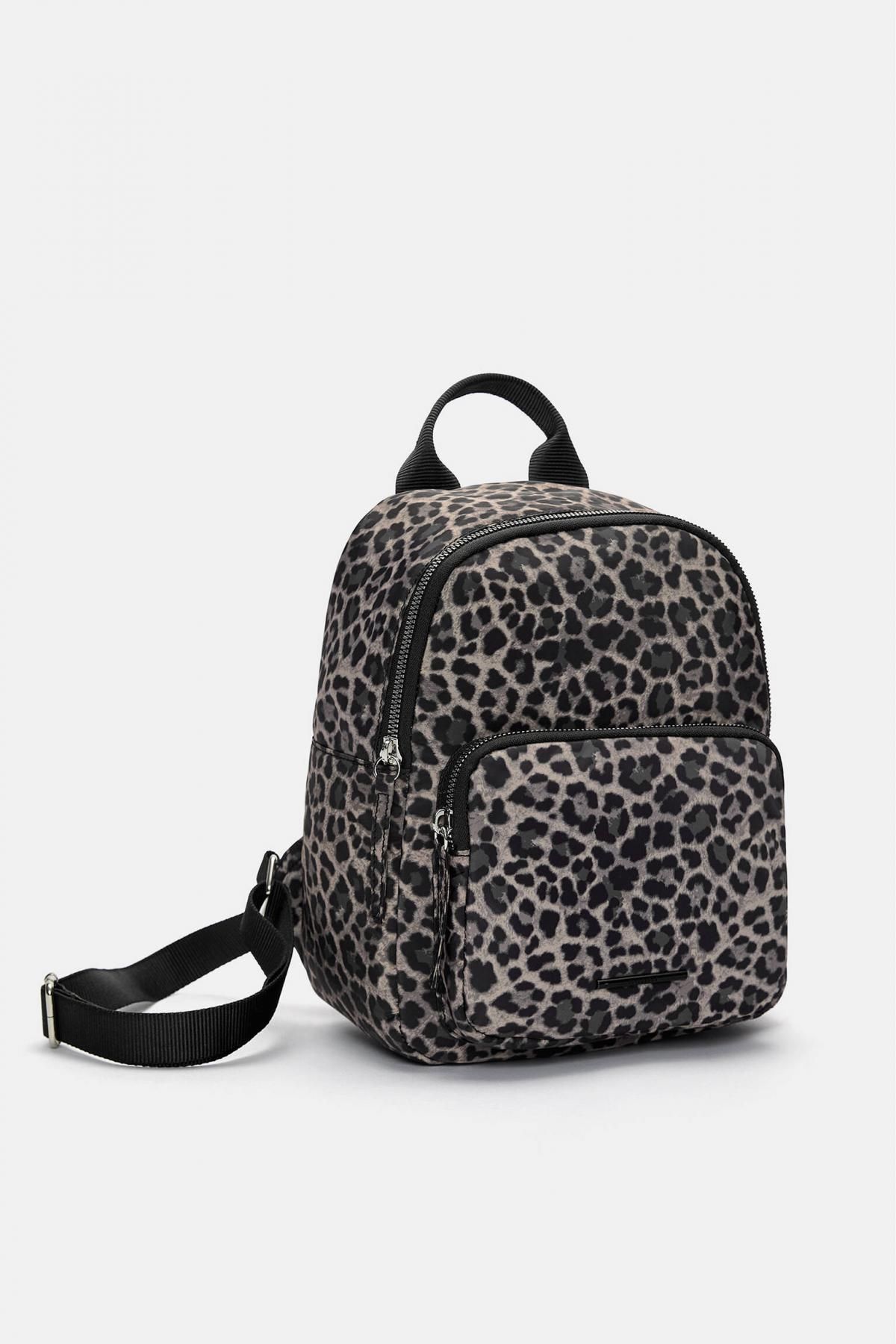 풀앤베어 애니멀패턴 나일론 레오파드 백팩 4182/640 LEOPARD - 상세 이미지 3