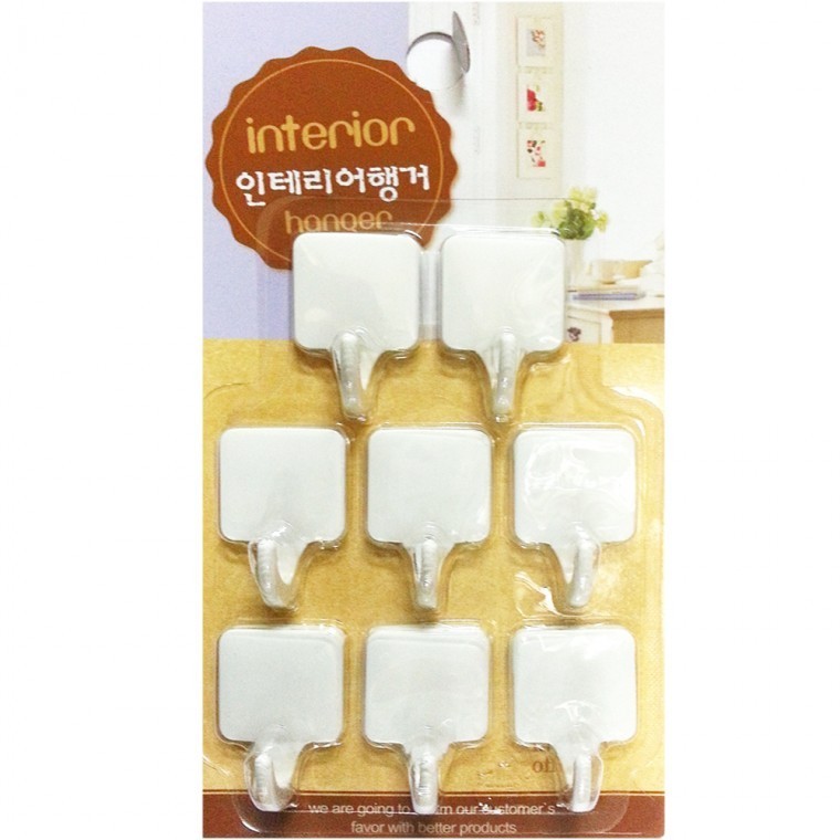 꼬마네모 옷걸이용행거 옷걸이미니행거 - 상품 이미지