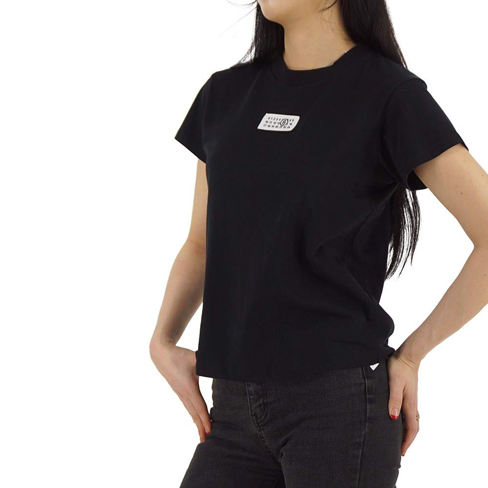 25SS MM6 메종마르지엘라 누메릭 반팔 티셔츠 블랙 S52GC0327S24312 900 - 상세 이미지 4