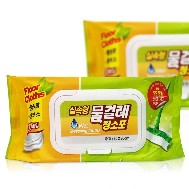 밀대청소포 캡형청소포 플로어클로스 - 상품 이미지