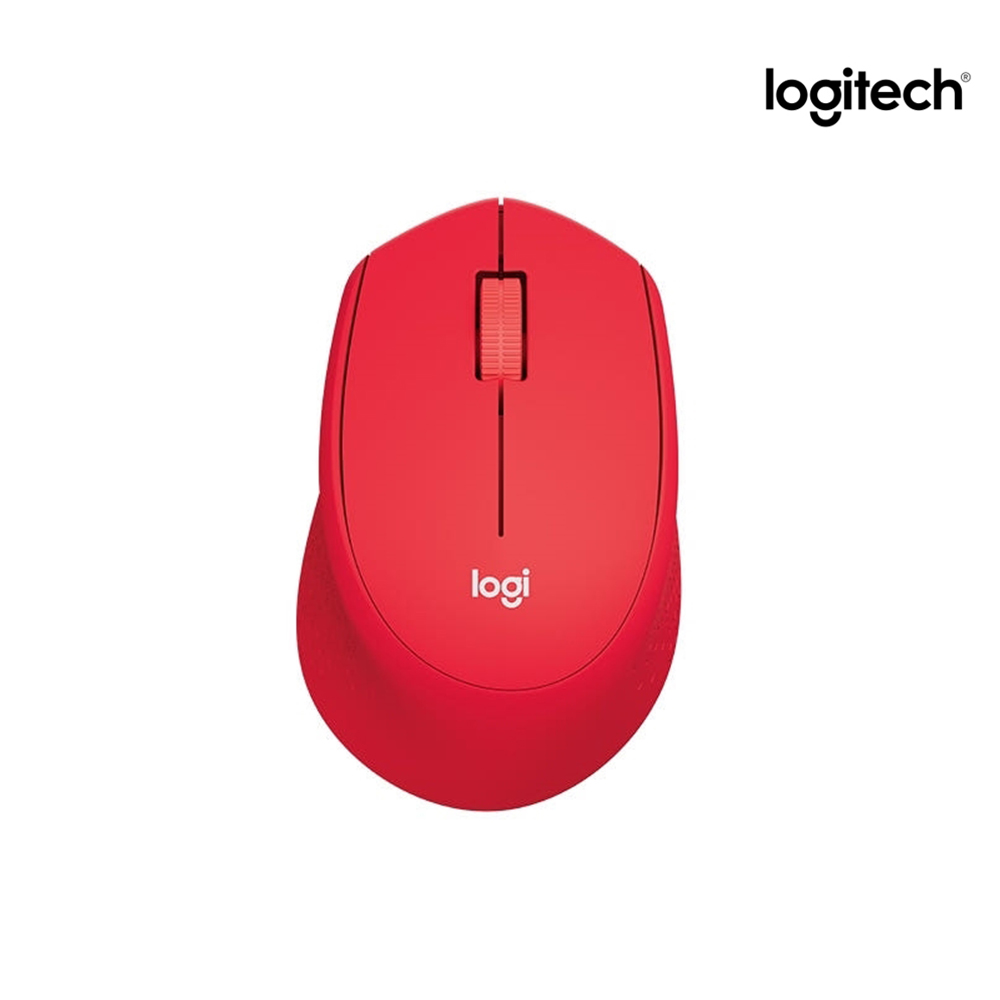 국내정발 로지텍코리아 M331 무소음 무선 마우스 레드