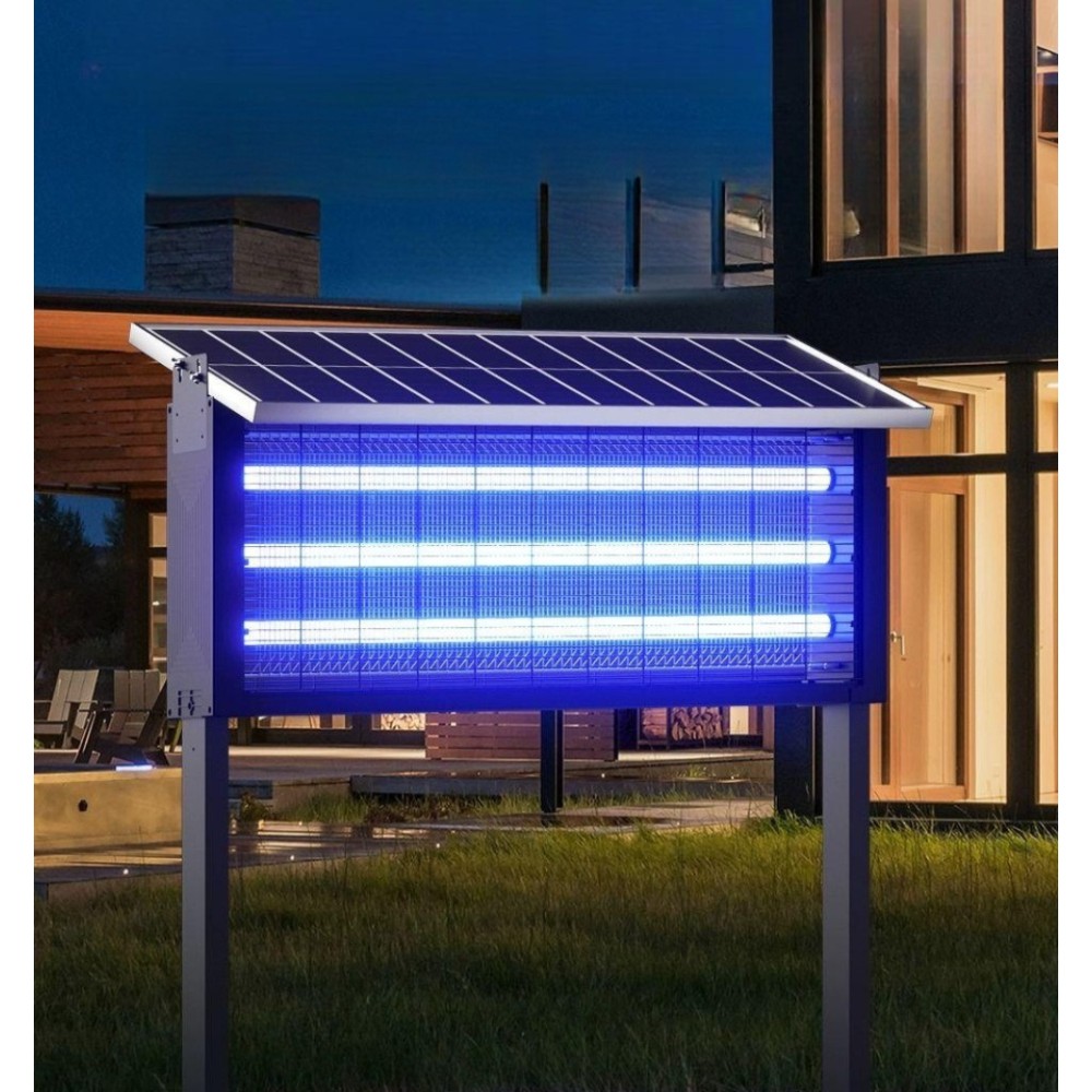 업소용 야외 태양광 모기 퇴치등 포충기 날파리 해충 포집기 대형 초음파 벌레퇴치램프 펜션 X-915 블랙 럭셔리 업그레이드 해충