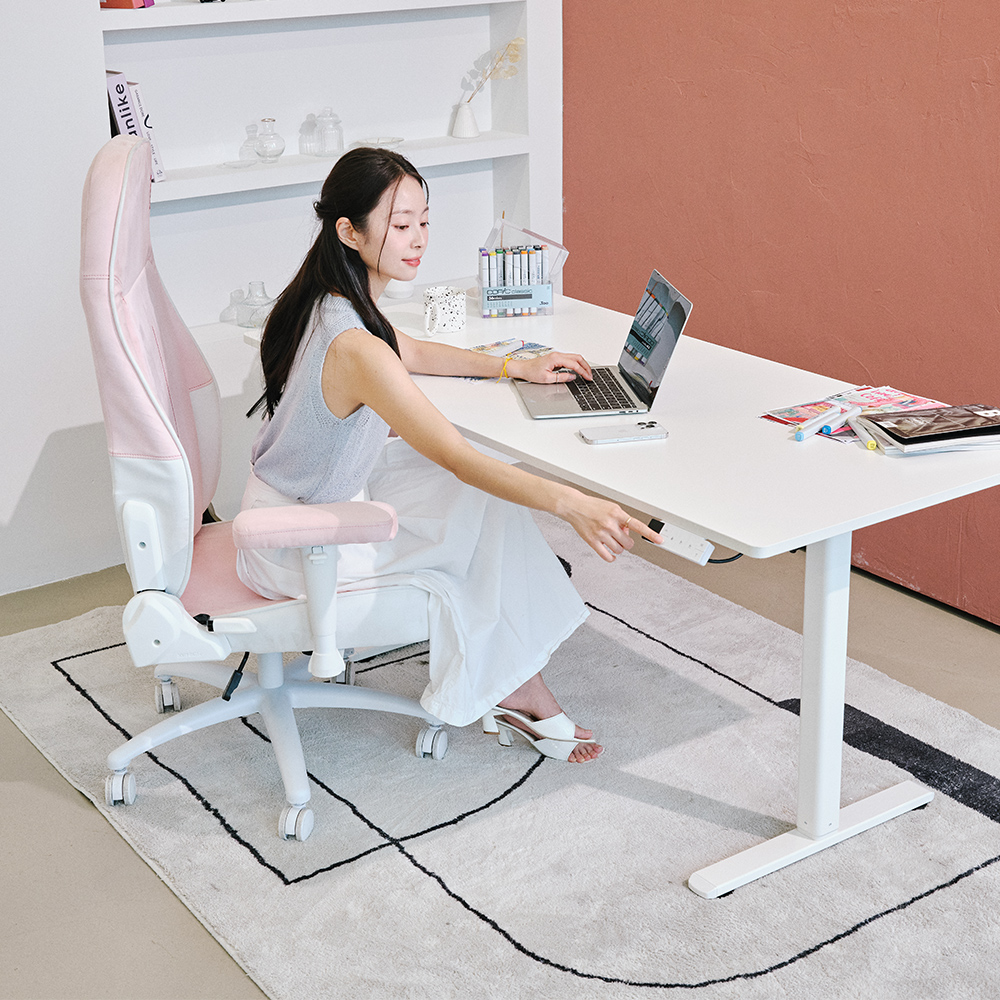 제닉스 오비스 모션데스크 EL 전동 1400 x 750 높이조절 모션데스크