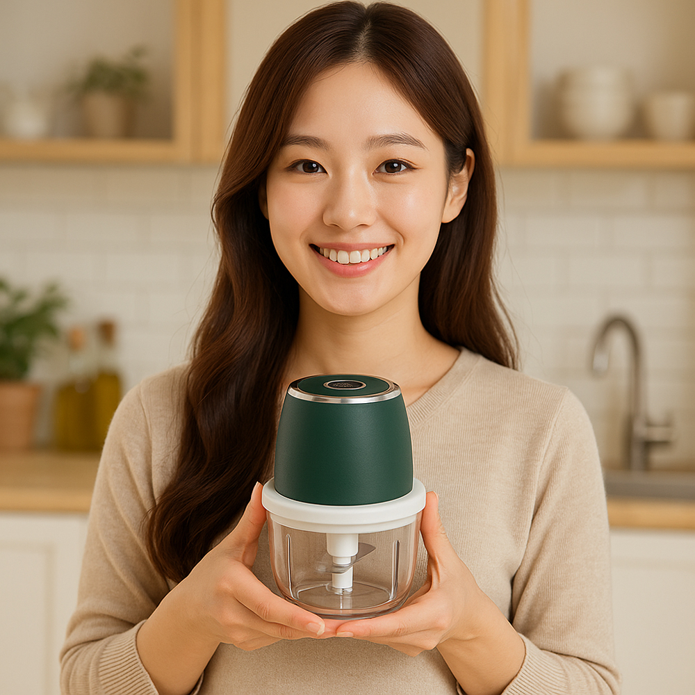 무선 만능 마늘 다지기 야채 이유식 채소 야채 다지기 다짐기 - 상세 이미지 2