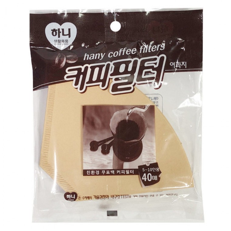종이필터 커피필터 하니커피여과지 - 상품 이미지