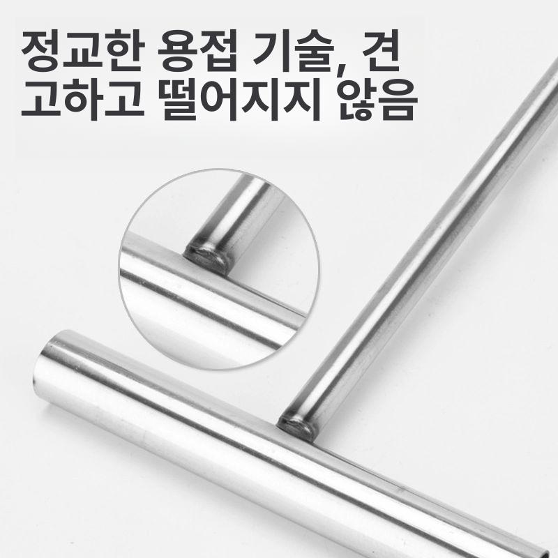 맨홀뚜껑 셔터 T형 비계 개폐기 공구 둔두 개폐 스테인리스스틸 68cm 직경 8mm B - 상세 이미지 5