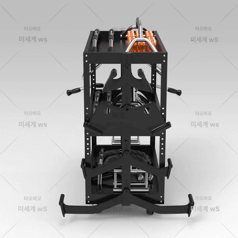 맥그립 정리대 헬스 벽걸이 렛풀다운 웨이트 전시대 액세서리 장비 선반 - 상세 이미지 4