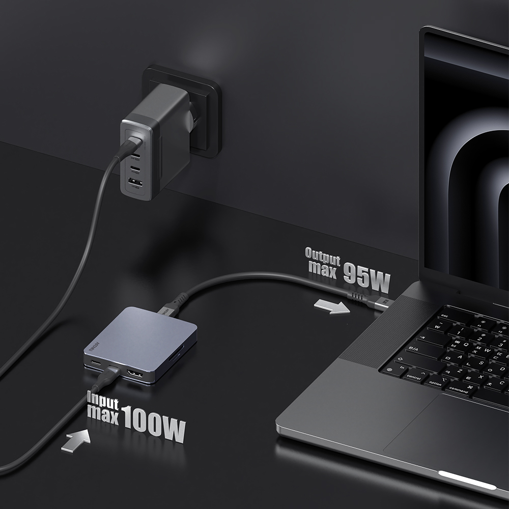 USB C타입 8in1 10Gbps 미니 멀티허브 독 MH810 이미지 4