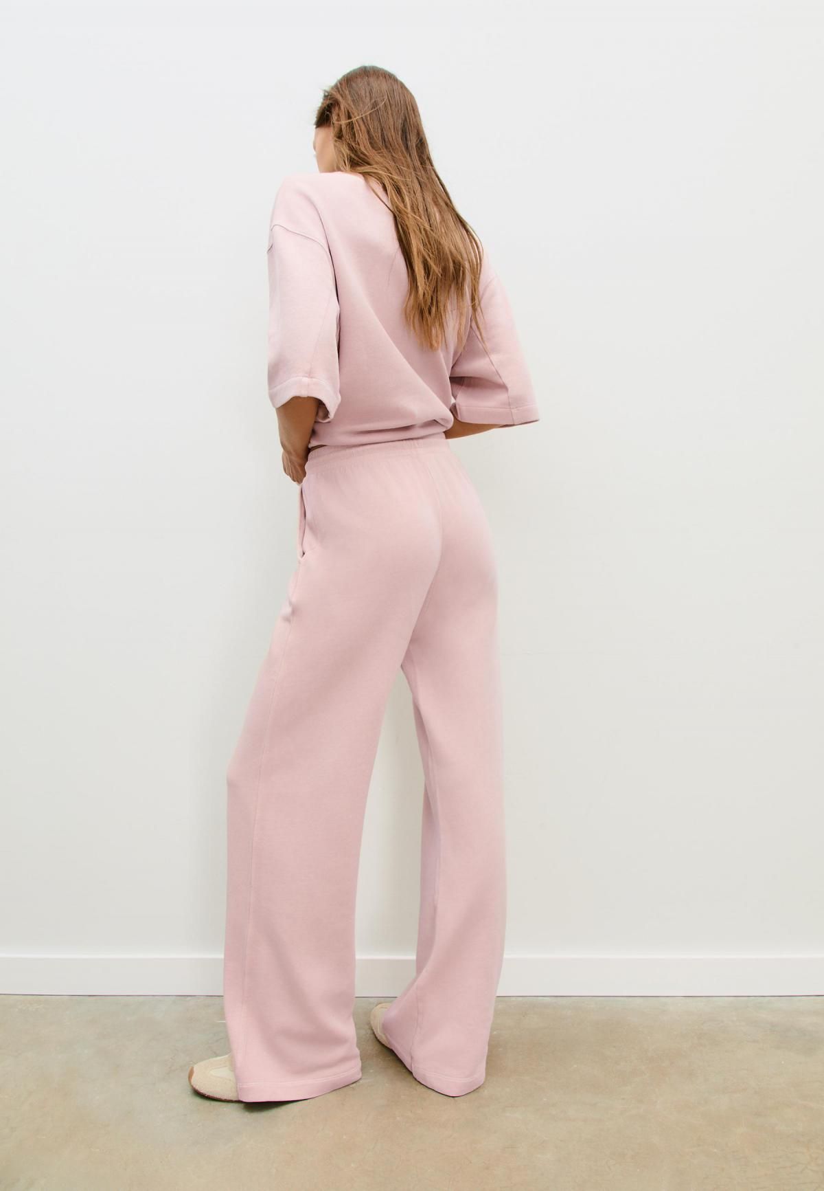 스트라디바리우스 페일핑크 와이드핏 테크니컬 조거팬츠 8740/633 BUBBLEGUM PINK - 상세 이미지 2