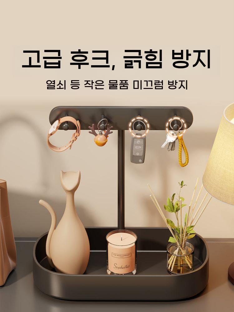 악세서리 매대 진열대 디스플레이 키링 액세서리 보관 현관 열쇠 걸이 수납함 - 상세 이미지 3