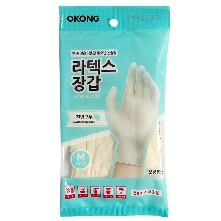 오공라텍스장갑 일회용라텍스 수술장갑 - 상품 이미지
