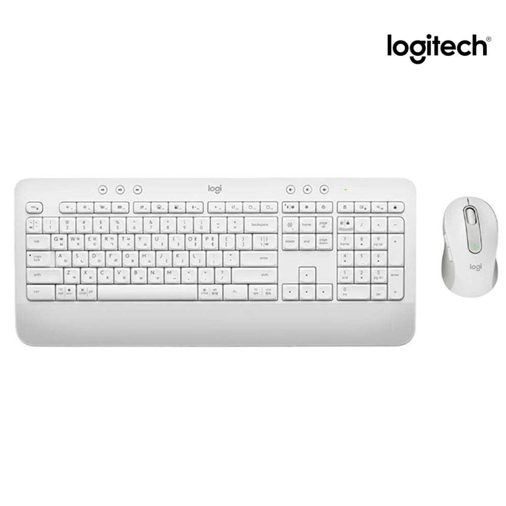 [국내정발] 로지텍 시그니처 MK650 오프화이트 무선 키보드마우스세트