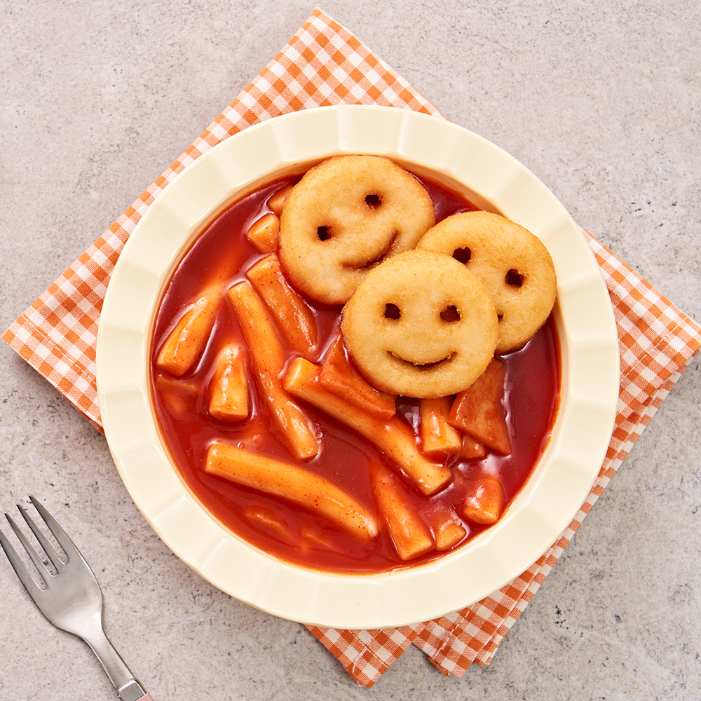 [순한맛] 국떡 스마일감자 떡볶이 500g - 상품 이미지