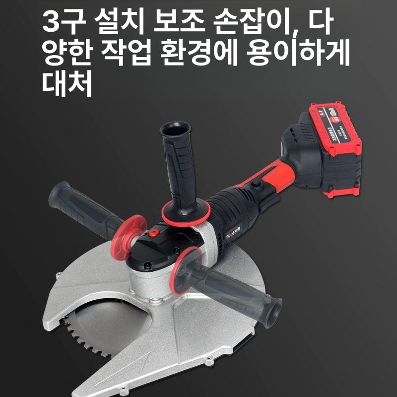 충전 브러시리스 휴대용 강철 파이프 절단기 콜드 커팅 원형톱 철근 앵글 철판 커터 36V 배터리 40mm절단가능 +1 - 상세 이미지 3