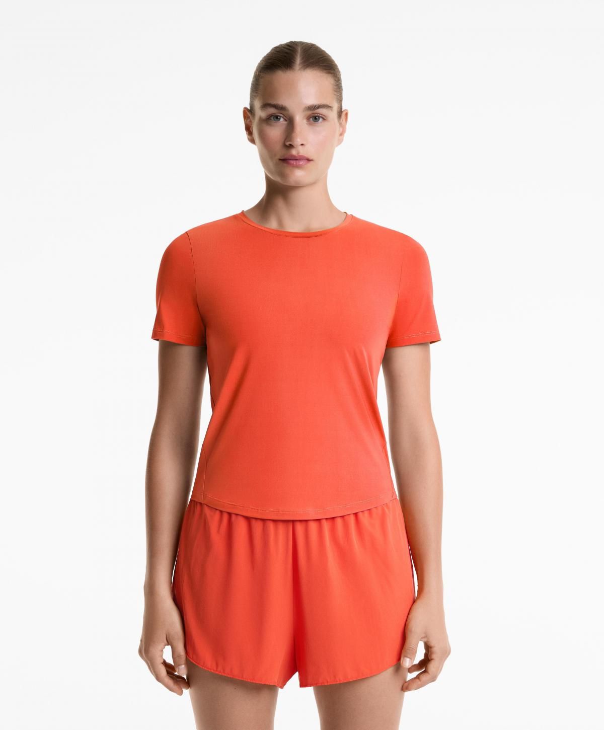 오이쇼 오렌지 테크니컬 기능성 반팔 티셔츠 3120/971 BRIGHTORANGE - 상세 이미지 2