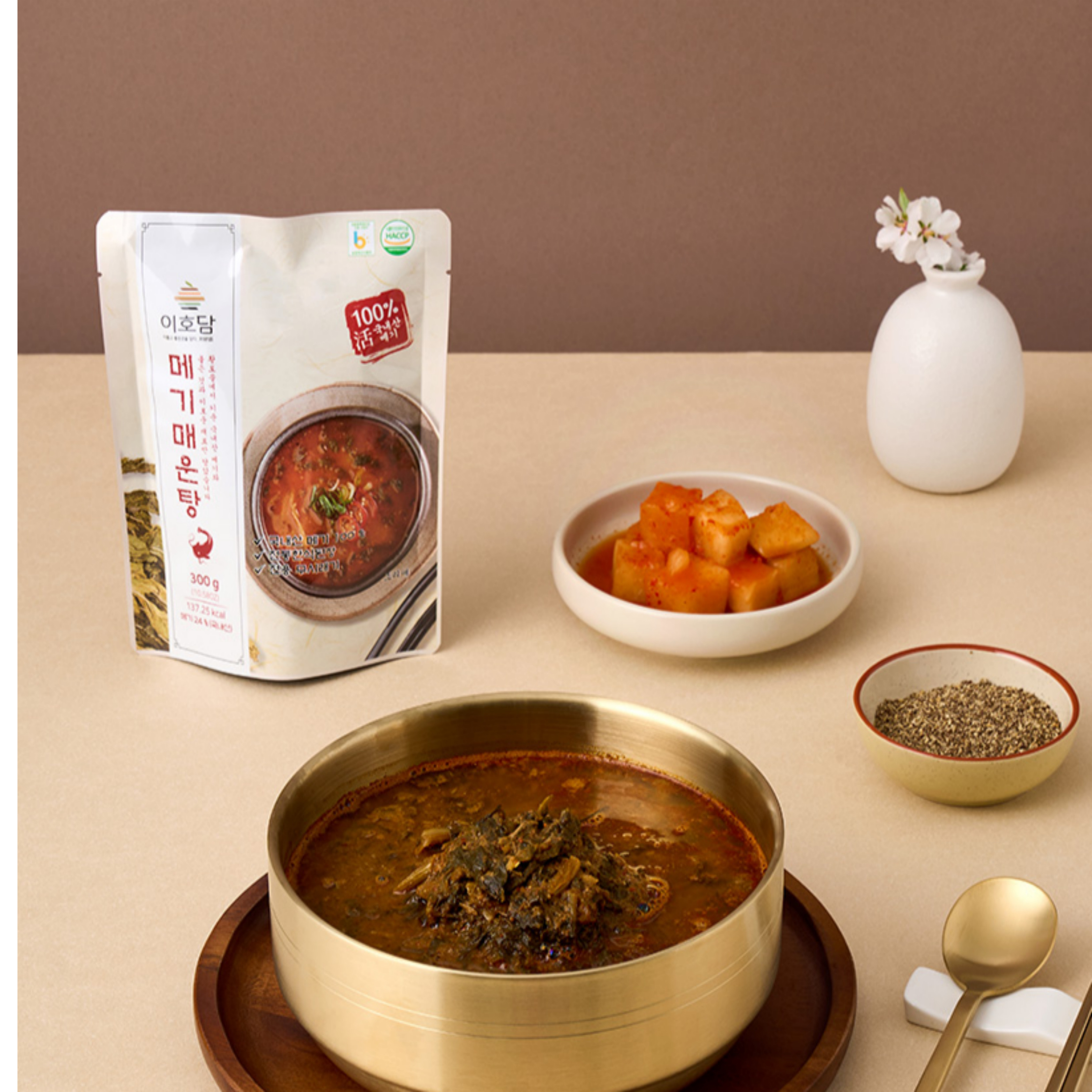 [오늘출발] 술안주 해장국 보양식 국밥 국내산 이호담 메기 매운탕 300g 10개 - 상품 이미지
