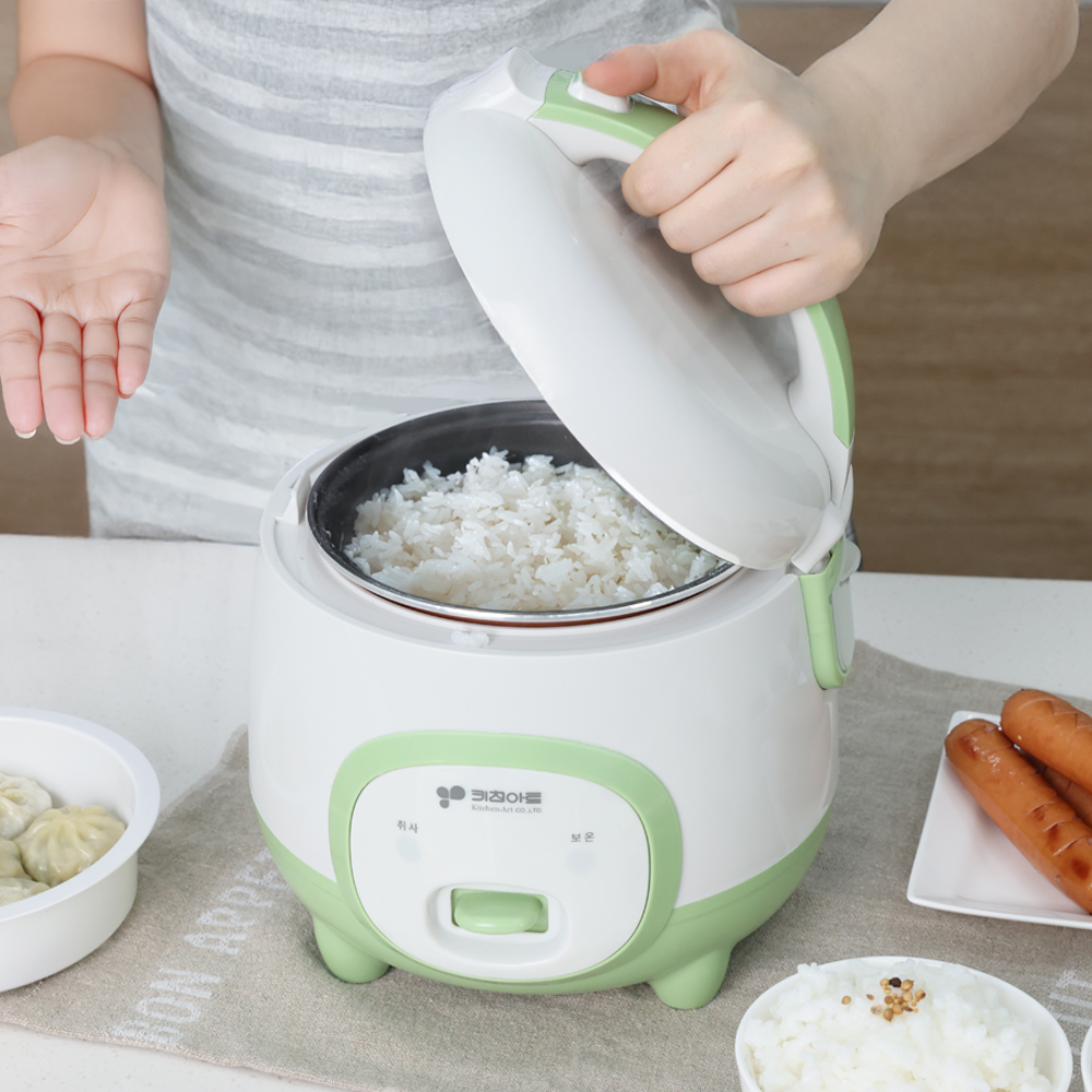 키친아트 미니 전기밥솥 3인용 컴팩트 소형 자취 원룸
