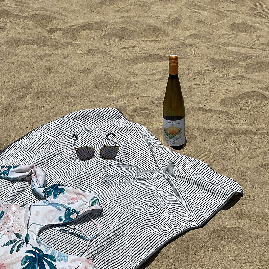 [홀데이오프] 모던 소프트 비치 타월 대형 극세사 수건 바스 바디 타올 매트 담요 블랭킷