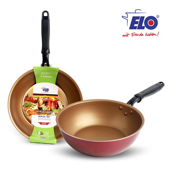 ELO K-디자인 골드칼라 IH 웍팬 24cm - 상품 이미지