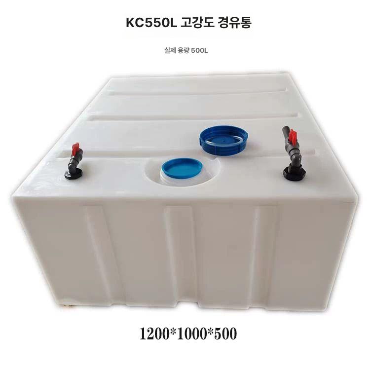 대형 물통 플라스틱 캠핑용 물탱크 수도꼭지 급수탑 농약 400리터 두꺼운 디젤 통 - 상세 이미지 2