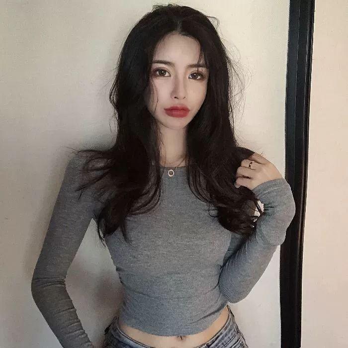 여름 브이넥 캐주얼 반팔 긴팔 파티룩 클럽 블랙 S - 상세 이미지 2