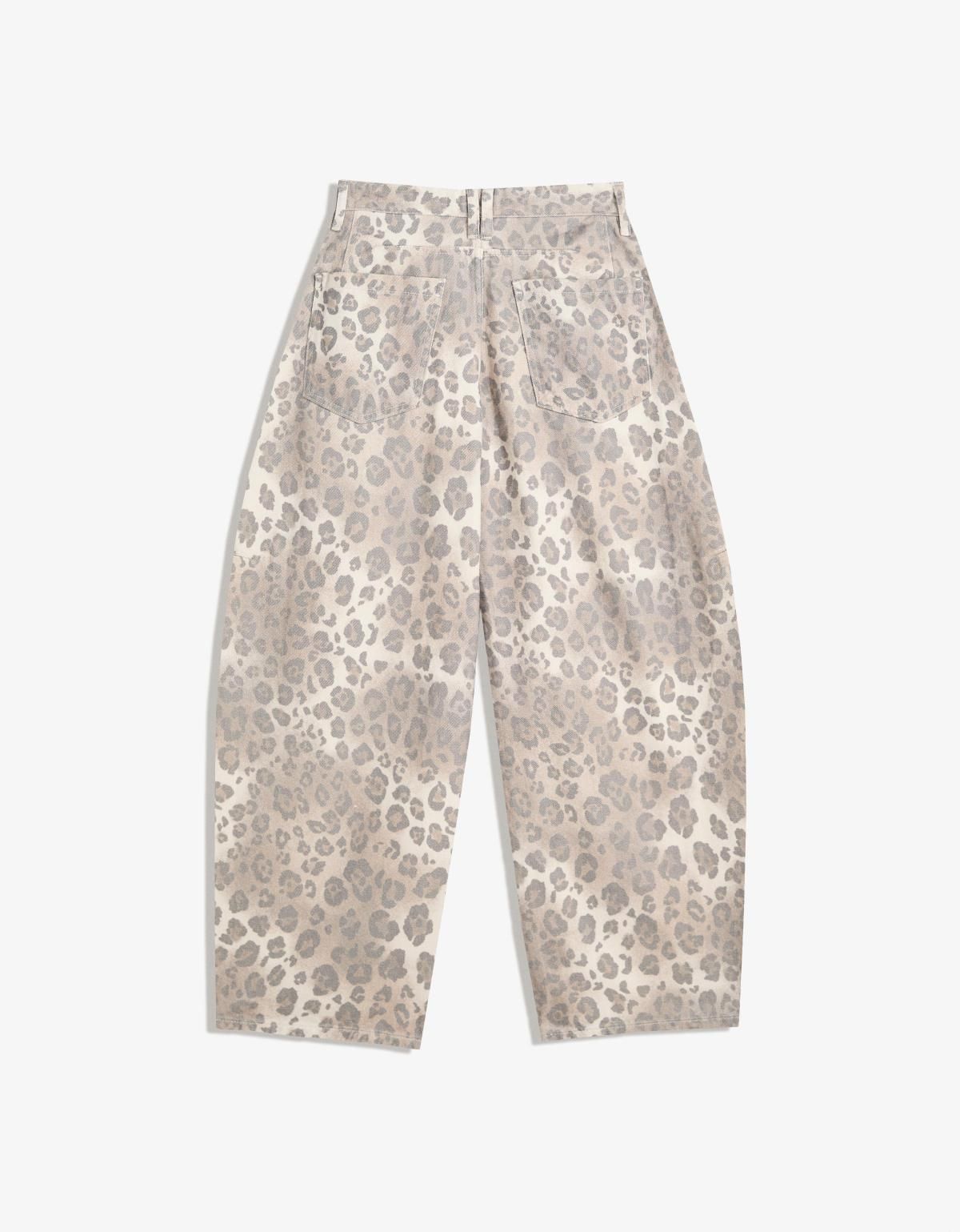 버쉬카 애니멀 프린트 와이드 배럴 팬츠 5100/335 MULTICOLORED - 상세 이미지 5
