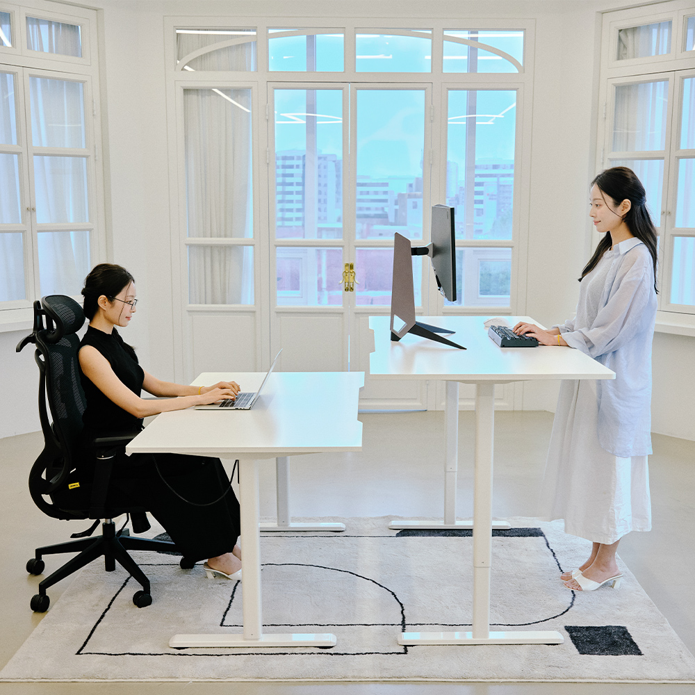 제닉스 오비스 모션데스크 EL 전동 1400 x 750 높이조절 모션데스크