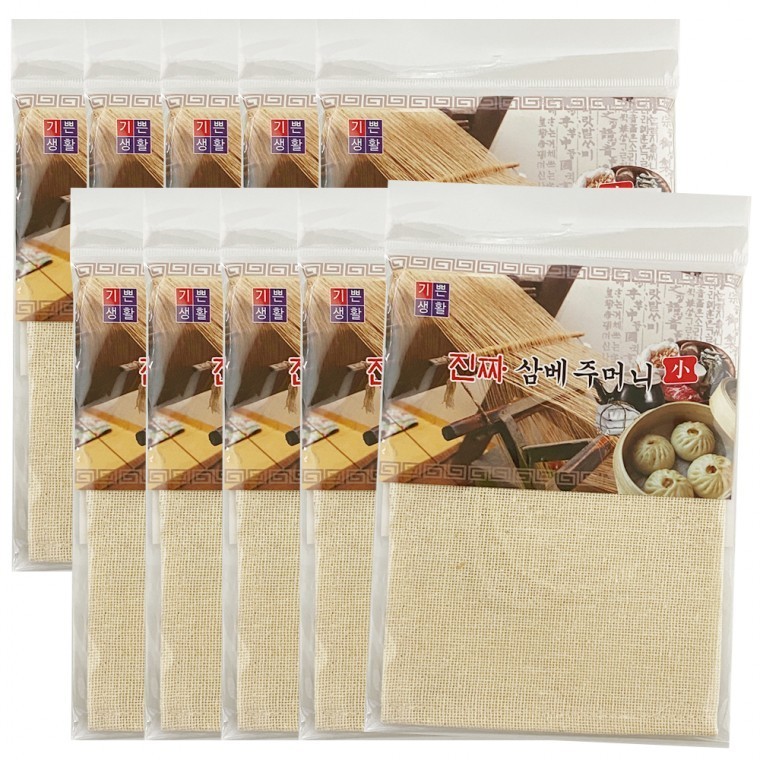 삼베주머니 찜용면보 면주머니 - 상품 이미지